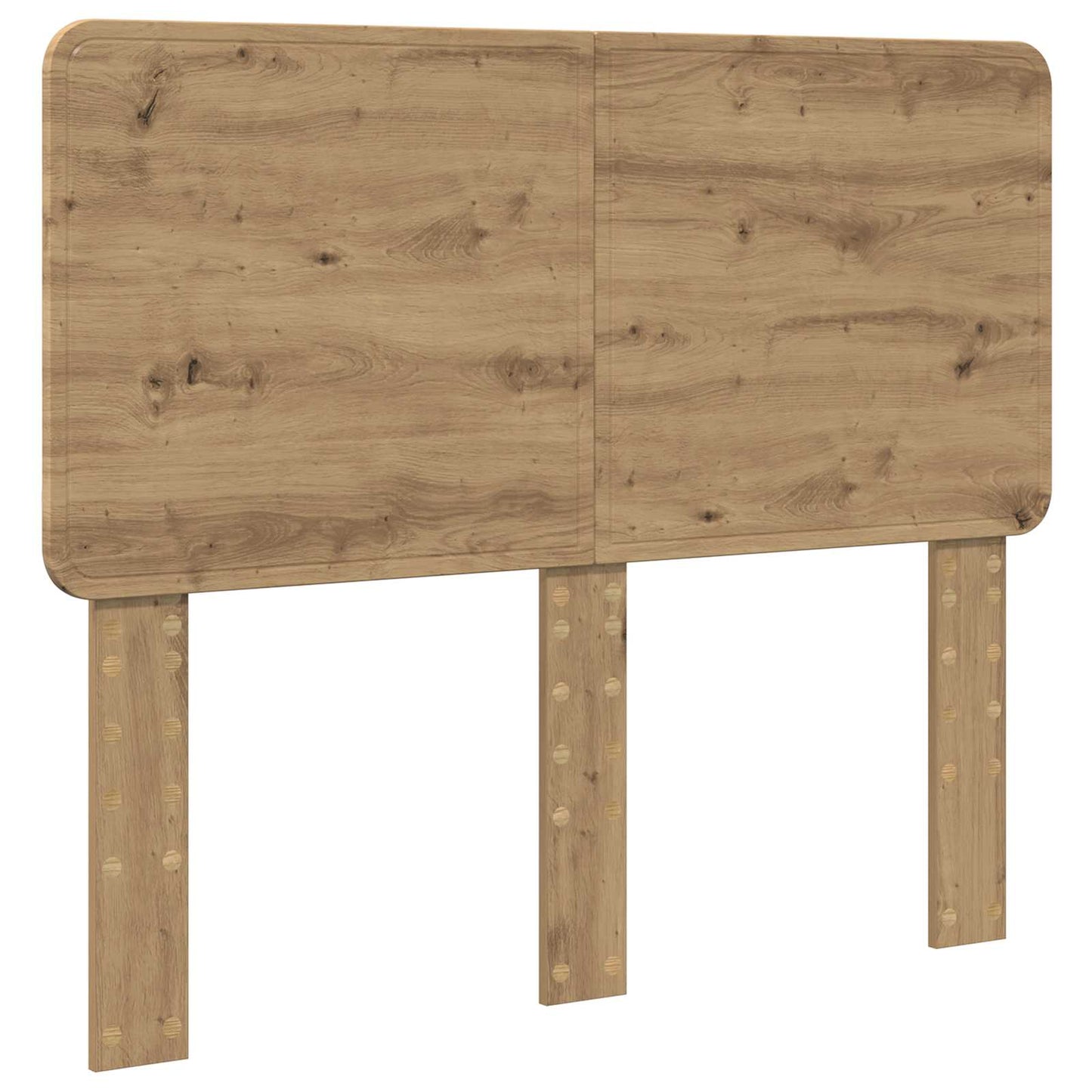 Bed Frame Artisian Oak 120 x 190 cm Solid Pine Wood