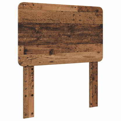 Bed Frame with Headboard Old Wood 75 x 190 cm Solid Pine Wood