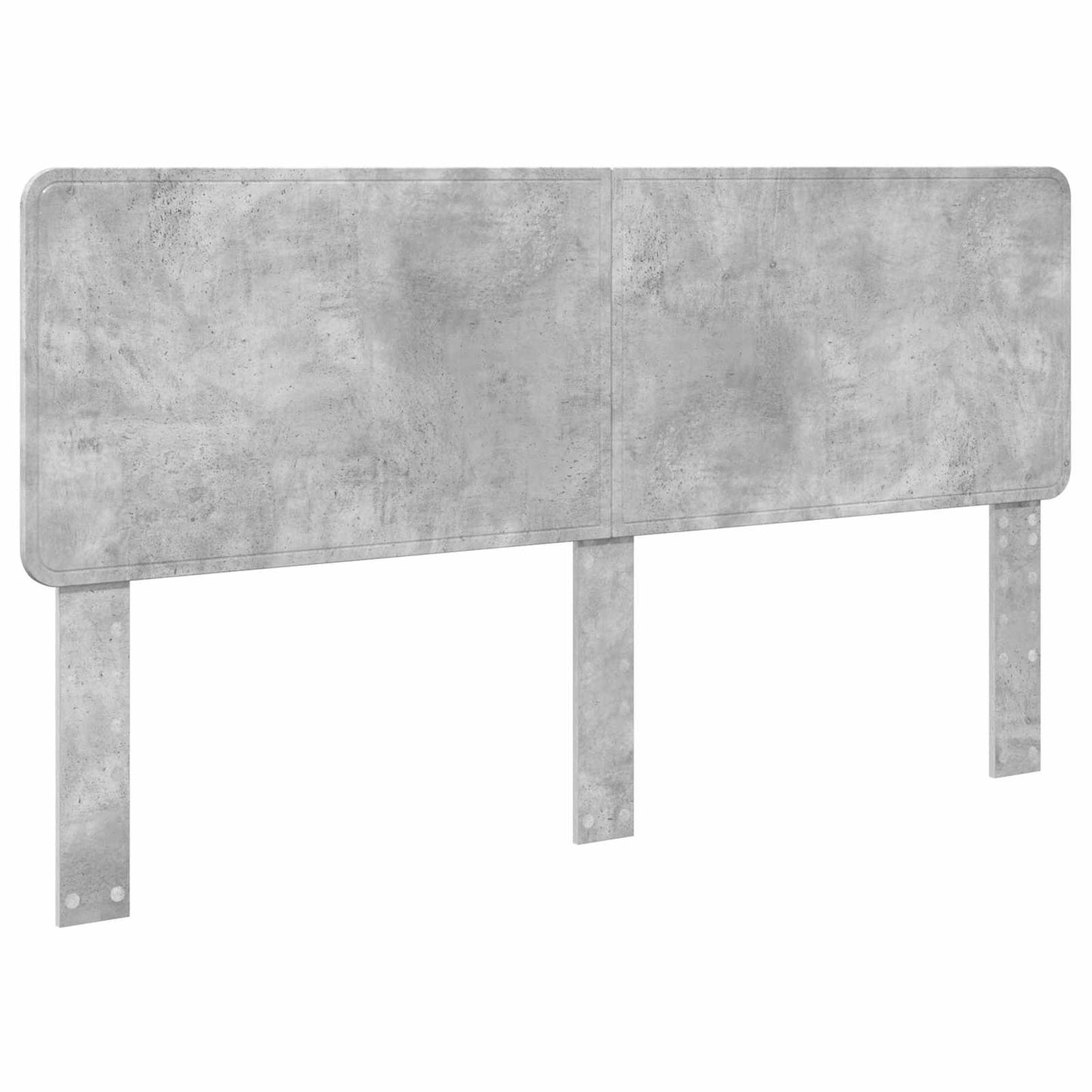 Bed Frame with Drawer Concrete Grey 200 x 200 cm Engineer Wood