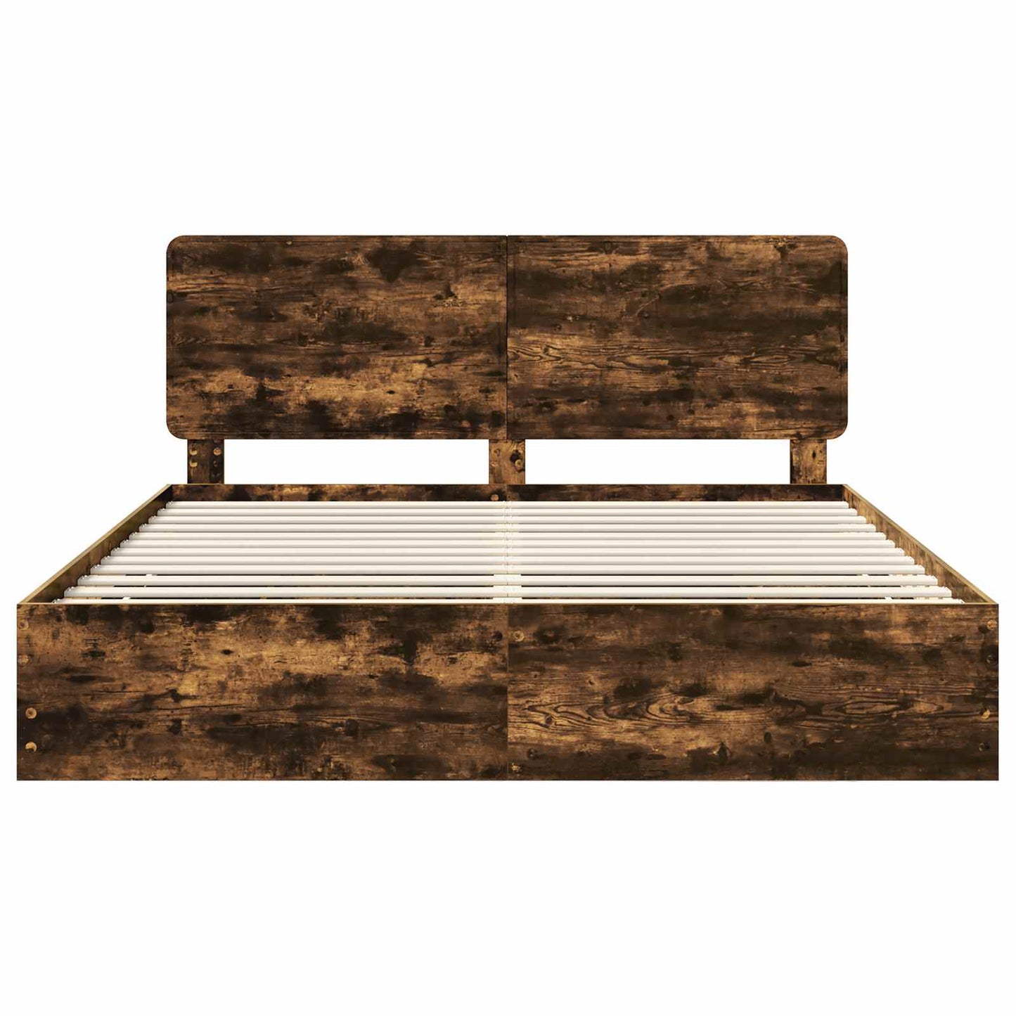 Bed Frame Smoked Oak Engineer Wood