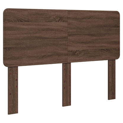 Bed Frame with Drawer Brown Oak 150 x 200 cm Engineer Wood