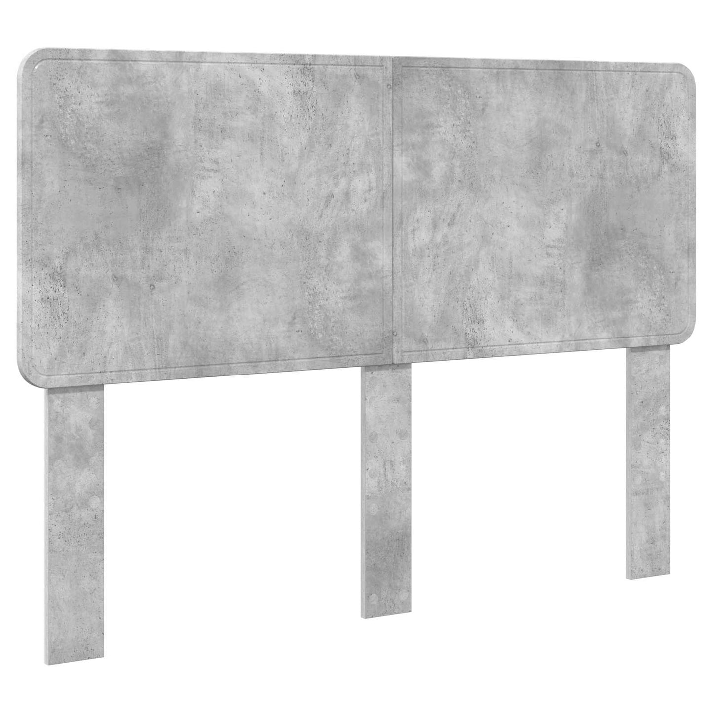 Bed Frame with Drawer Concrete Grey 140 x 200 cm Engineer Wood