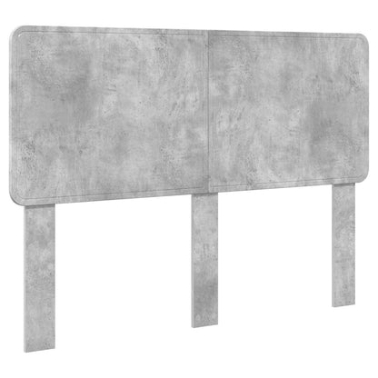 Bed Frame with Drawer Concrete Grey 140 x 200 cm Engineer Wood
