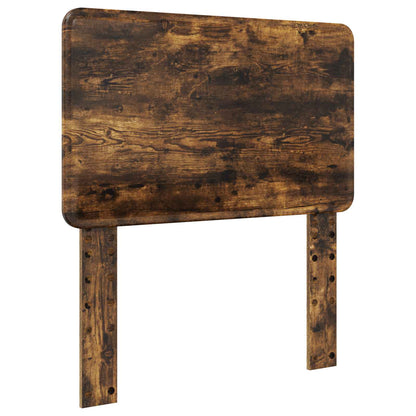 Bed Frame with Drawer Smoked Oak 90 x 190 cm Engineer Wood