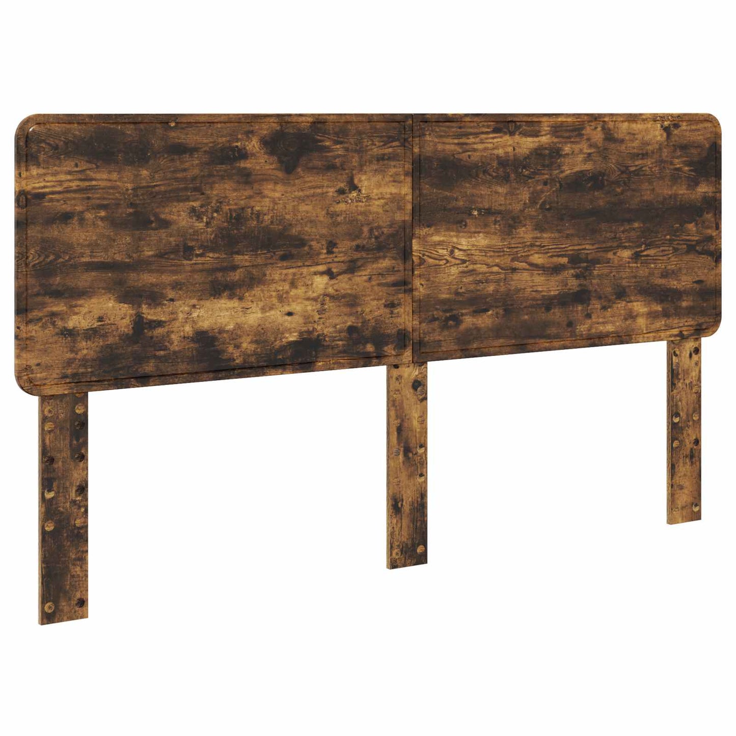 Storage Bed with Drawer Smoked Oak 180 x 200 cm Engineered Wood