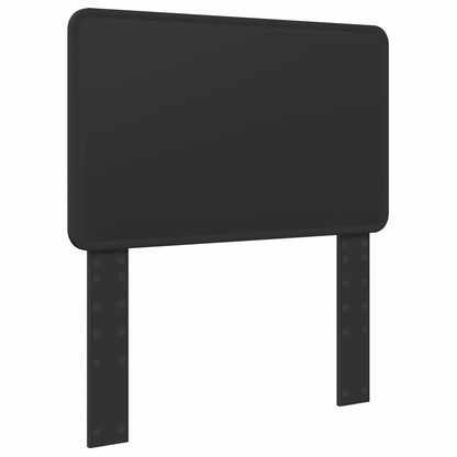 Storage Bed with Headboard Black 100 x 200 cm Engineered Wood