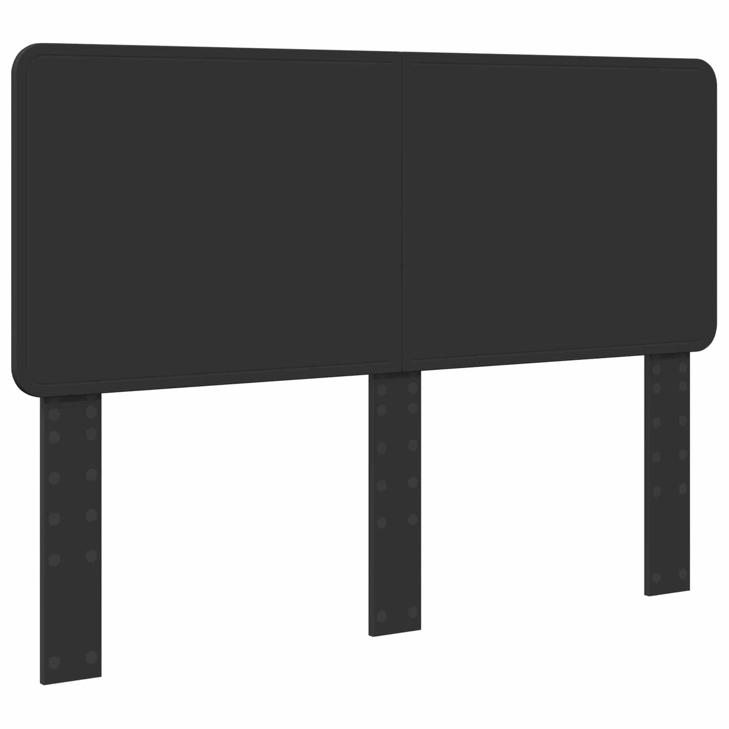 Bed Frame with Headboard Black 160 x 200 cm Engineered Wood