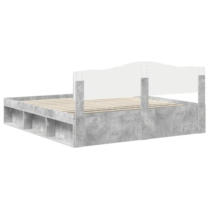 Bed Frame with Headboard Concerte 180 x 200 cm Solid Pine Wood