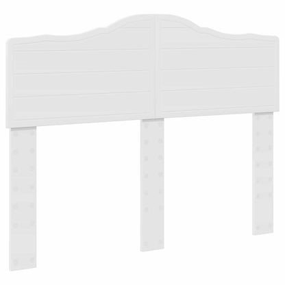 Bed Frame with Headboard White 120 x 190 cm Solid Pine Wood