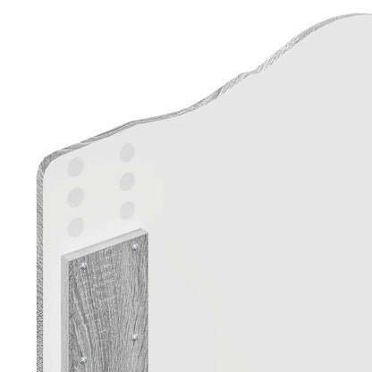 Bed Frame Grey Sonoma 100 x 200 cm Solid Pine Wood