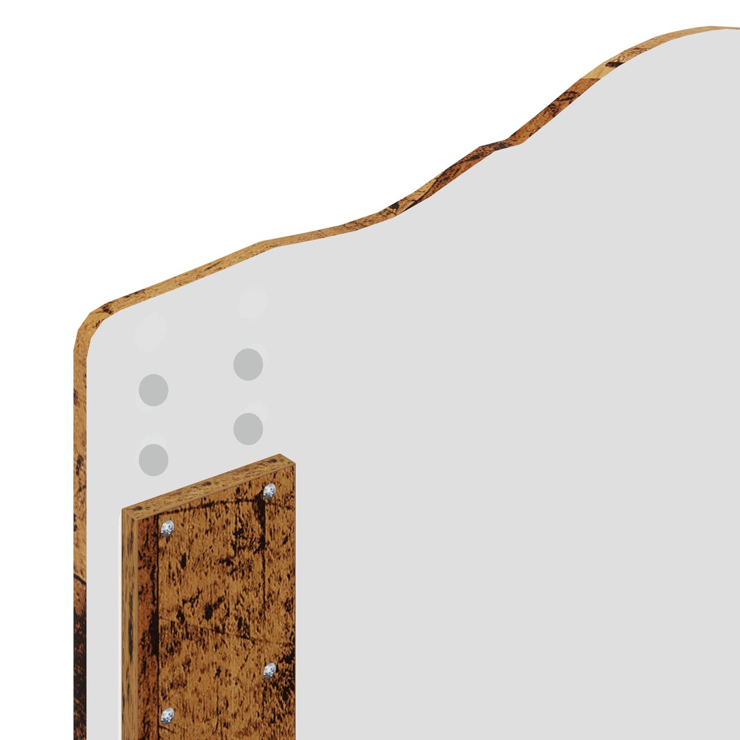 Bed Frame with Headboard Old Wood 100 x 200 cm Solid Pine Wood