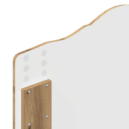 Bed Frame Artisian Oak 100 x 200 cm Solid Pine Wood