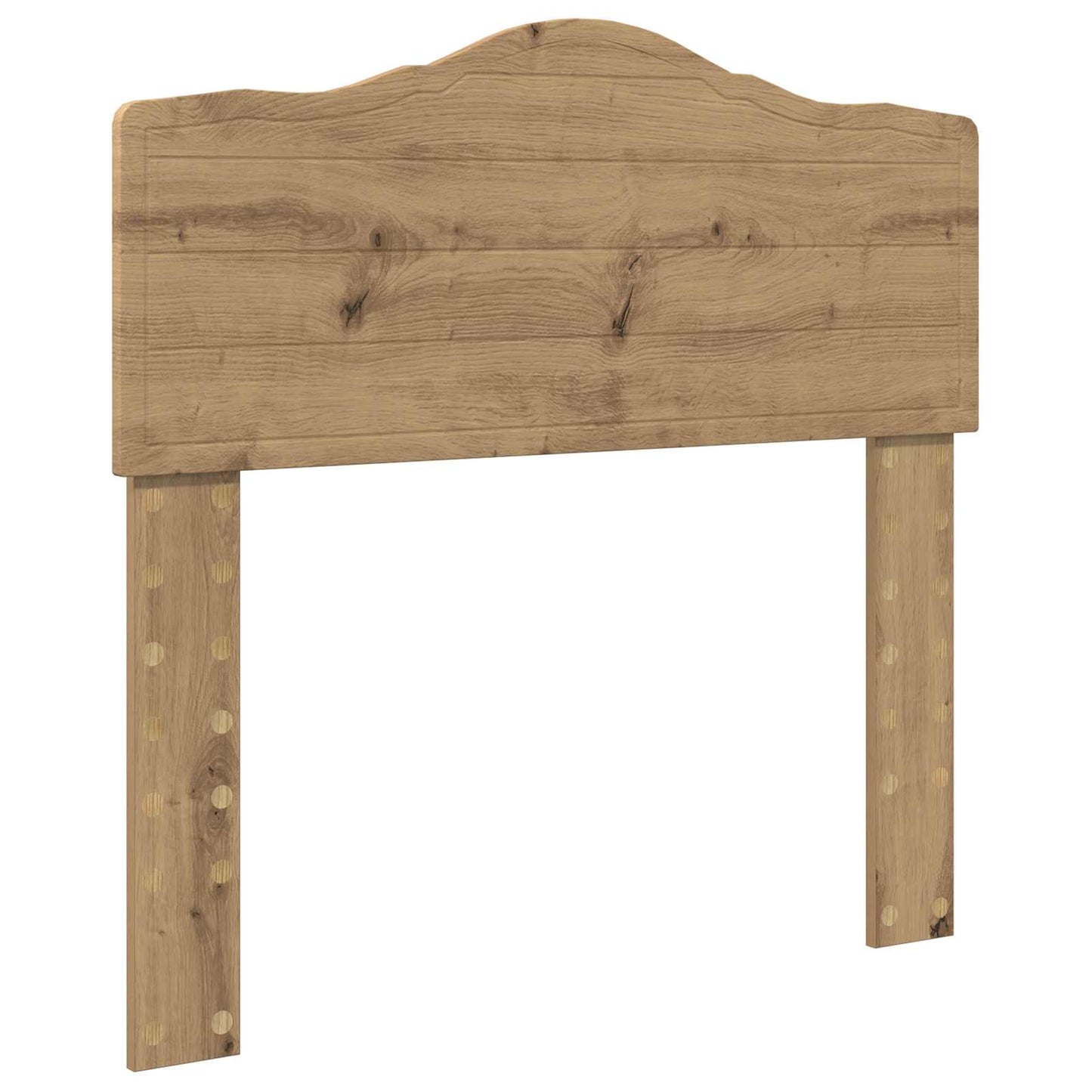 Bed Frame Artisian Oak 100 x 200 cm Solid Pine Wood