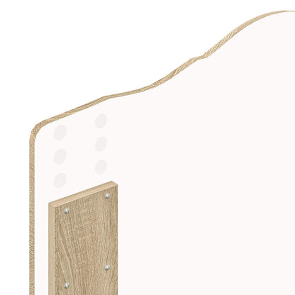 Bed Frame with Headboard Sonoma Oak 75 x 190 cm Solid Pine Wood