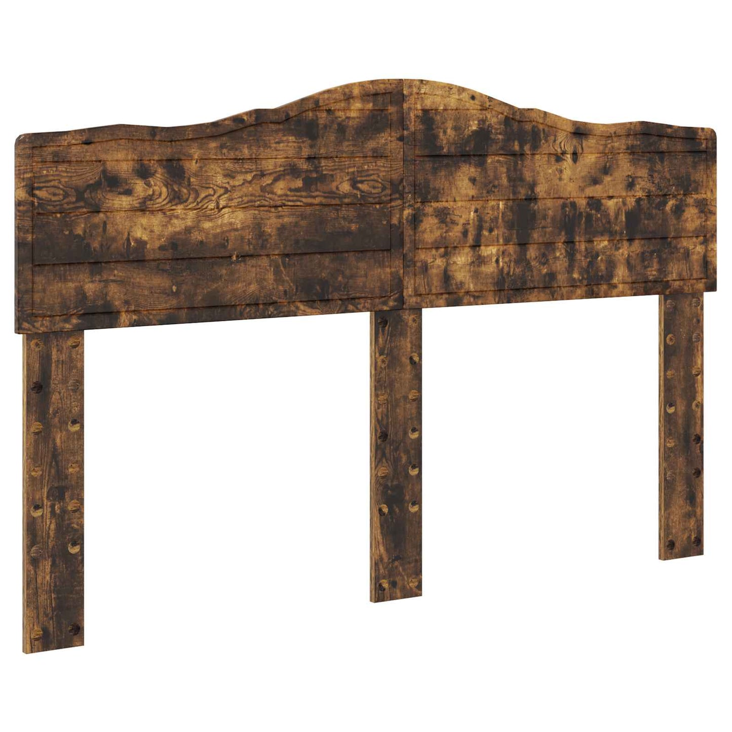 Bed Frame with Drawer Smoked Oak 160 x 200 cm Engineer Wood