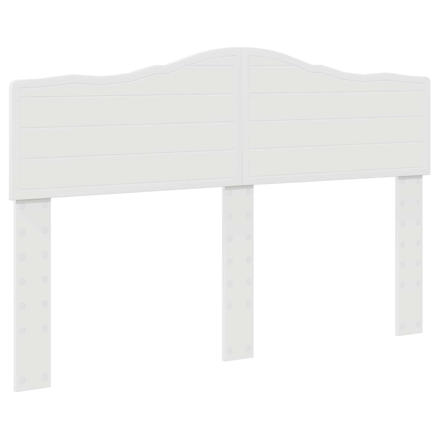 Storage Bed with Headboard White 160 x 200 cm Engineered Wood