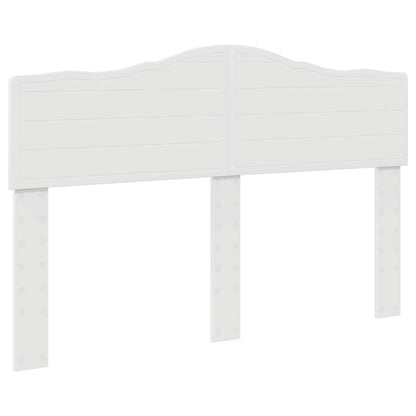 Storage Bed with Headboard White 160 x 200 cm Engineered Wood