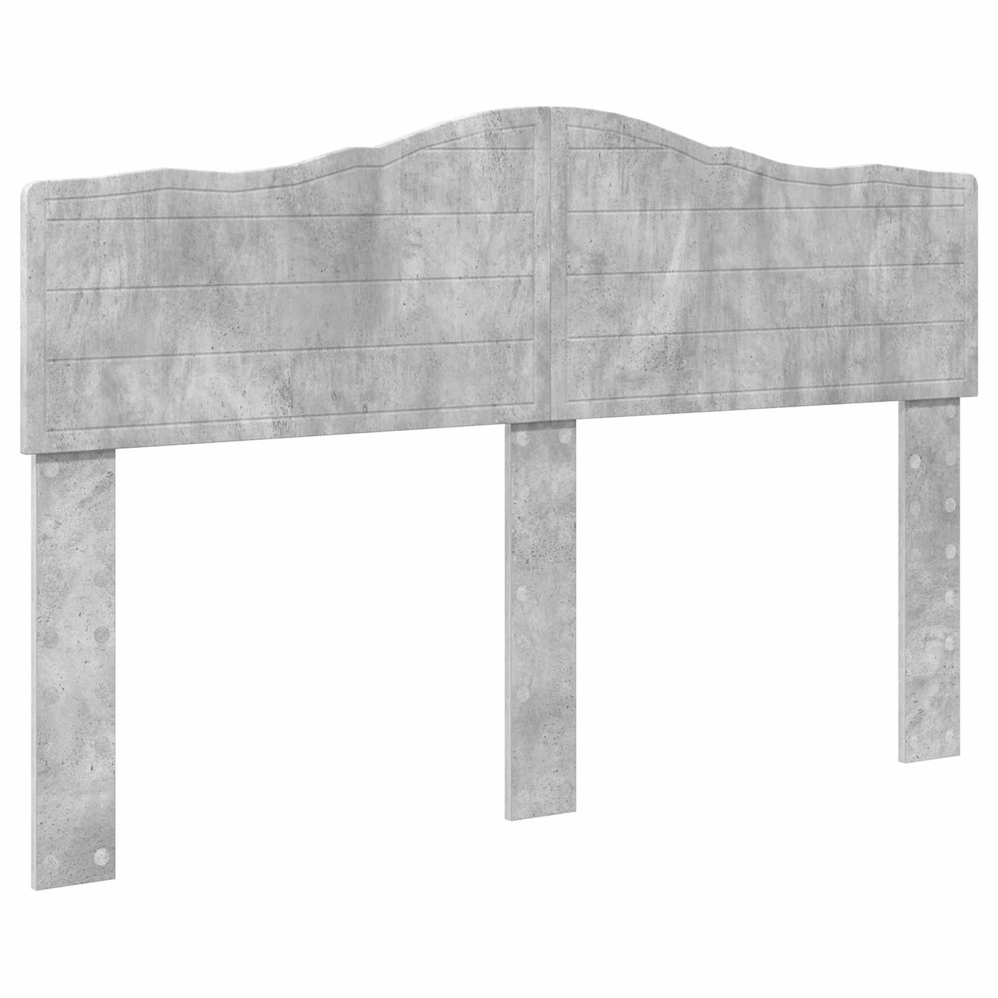 Bed Frame Concrete Grey 150 x 200 cm Engineered Wood