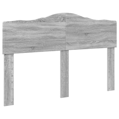 Bed Frame with Drawer Grey Sonoma 140 x 190 cm Engineered Wood