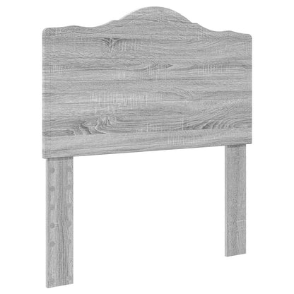 Bed Frame with Drawer Grey Sonoma 100 x 200 cm Engineered Wood
