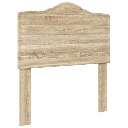 Bed Frame with Headboard Sonoma Oak 90 x 200 cm Engineered Wood