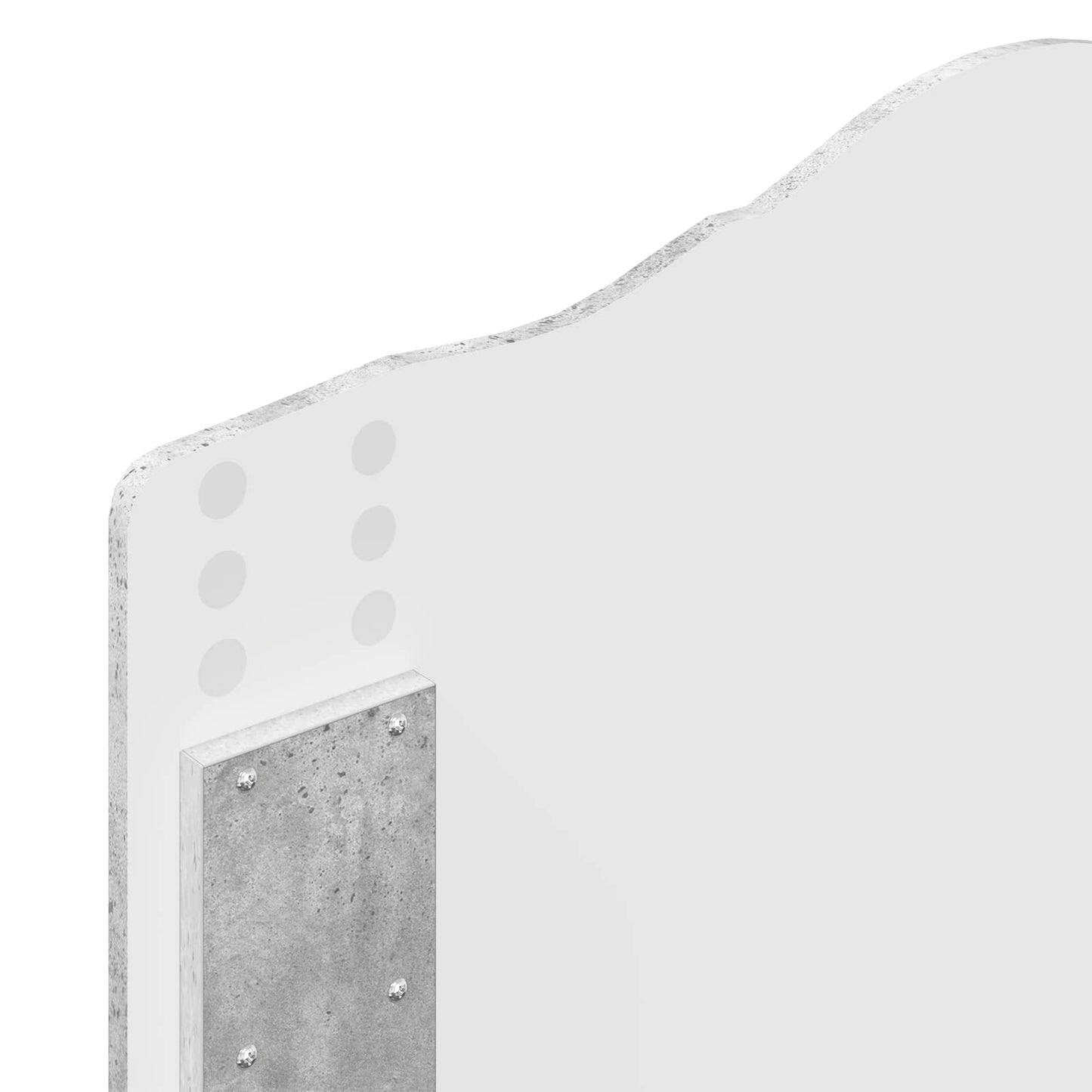 Bed Frame with Drawer Concrete Grey 90 x 190 cm Engineered Wood