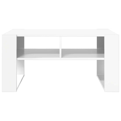 Coffee Table with Storage White 92 x 53 x 45 cm Engineered Wood
