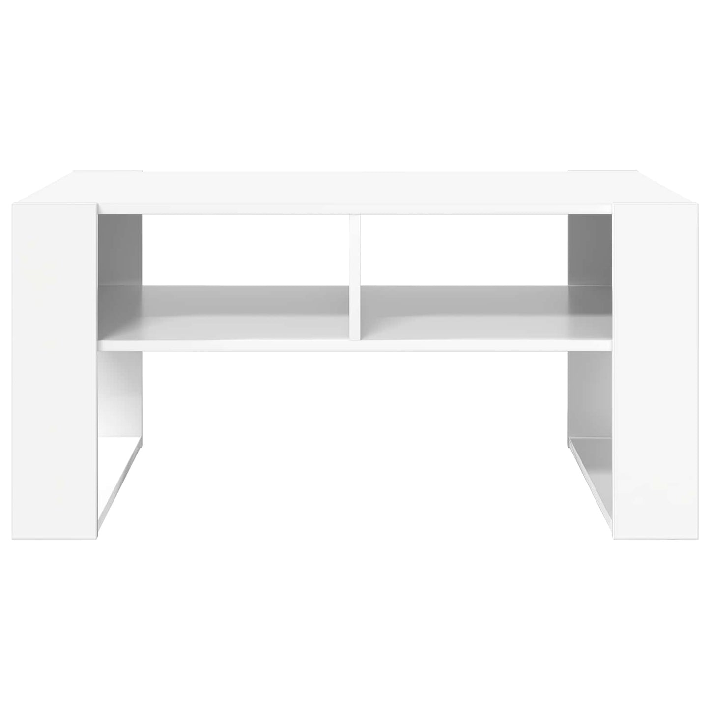 Coffee Table White 92 x 53 x 45 cm Engineered Wood