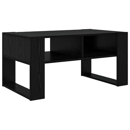 Coffee Table Black Oak 92 x 53 x 45 cm Engineered Wood