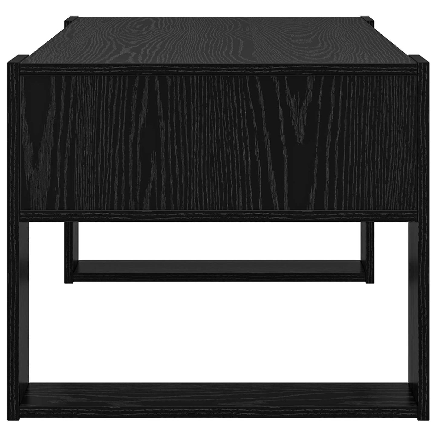 Coffee Table Black Oak 92 x 53 x 45 cm Engineered Wood