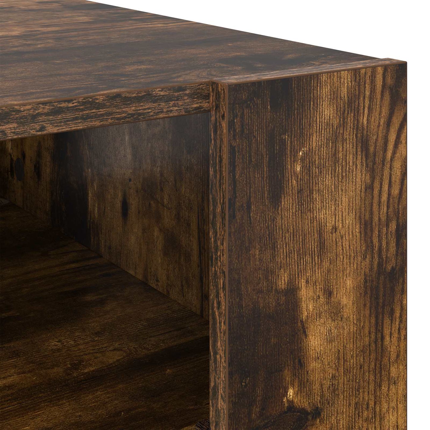 Coffee Table Smoked Oak 92 x 53 x 45 cm Engineered Wood