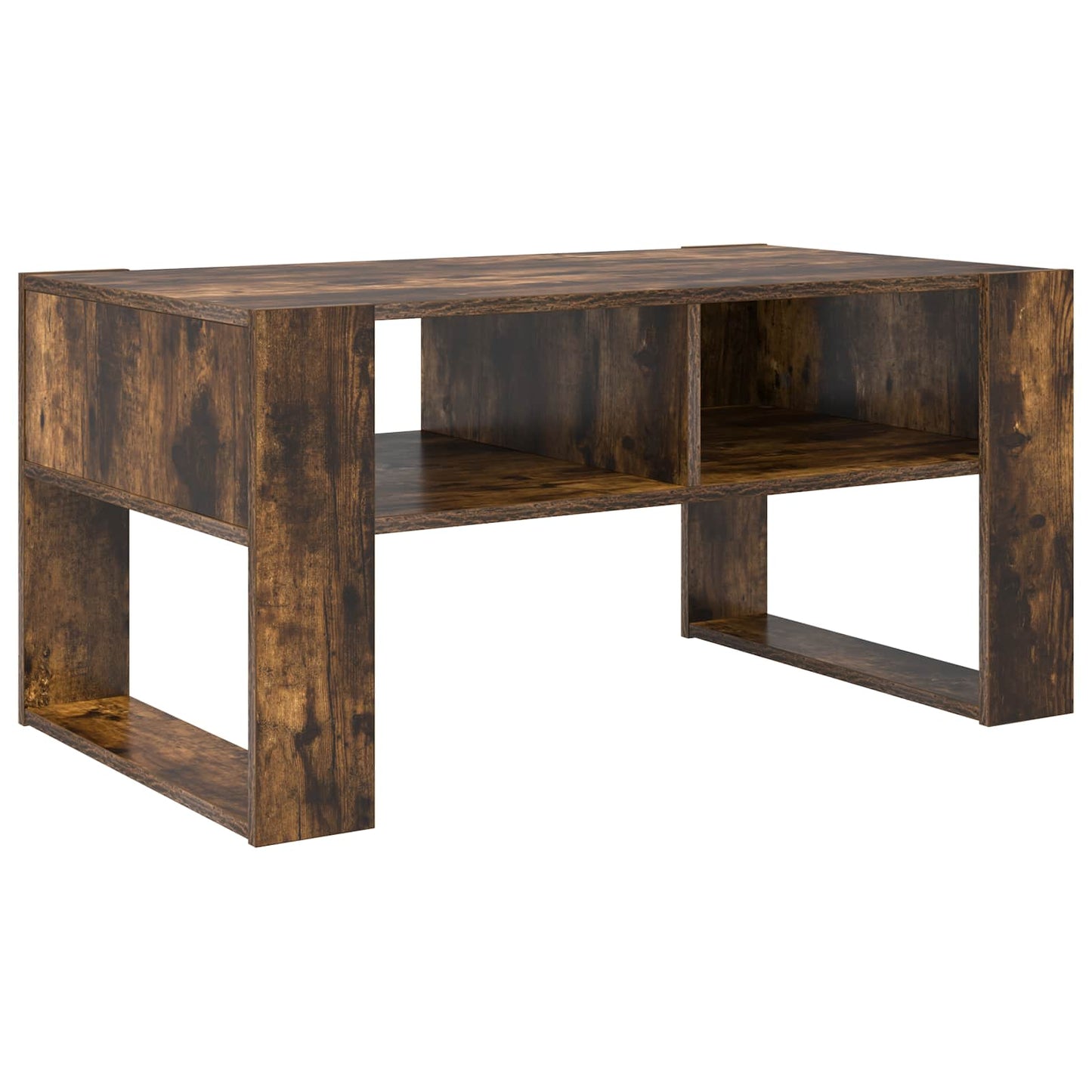 Coffee Table Smoked Oak 92 x 53 x 45 cm Engineered Wood