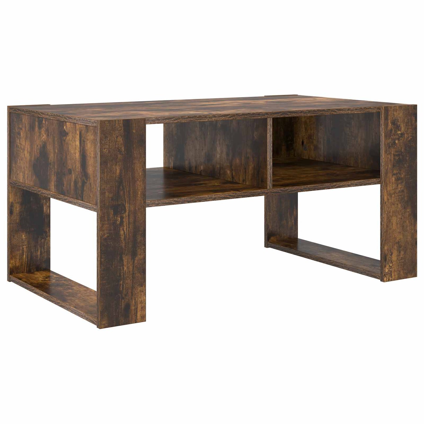 Coffee Table Smoked Oak 92 x 53 x 45 cm Engineered Wood