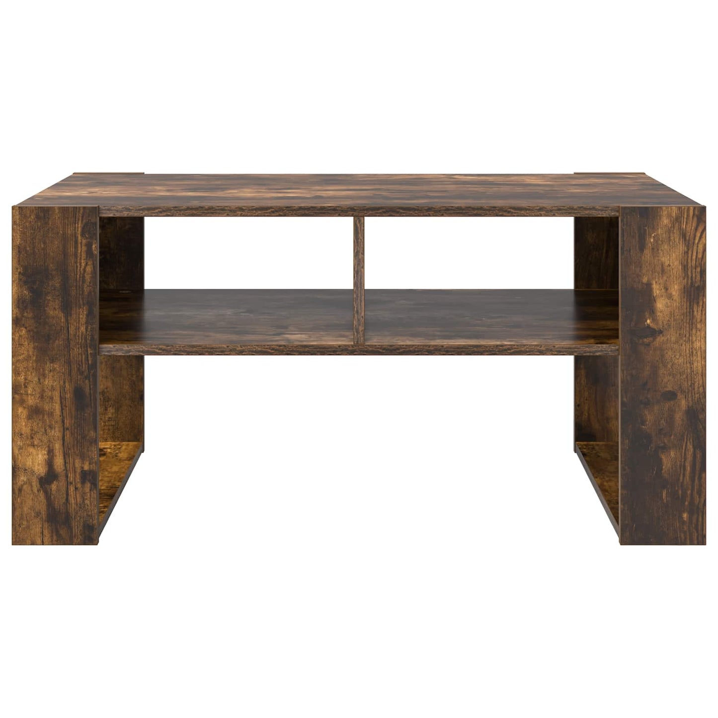 Coffee Table Smoked Oak 92 x 53 x 45 cm Engineered Wood