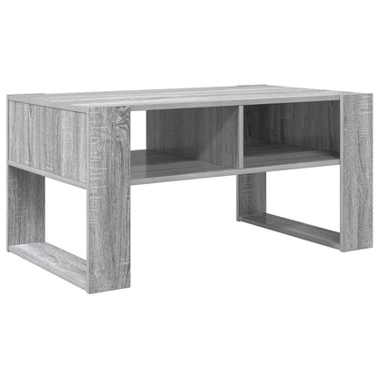 Coffee Table Grey Sonoma 92 x 53 x 45 cm Engineered Wood