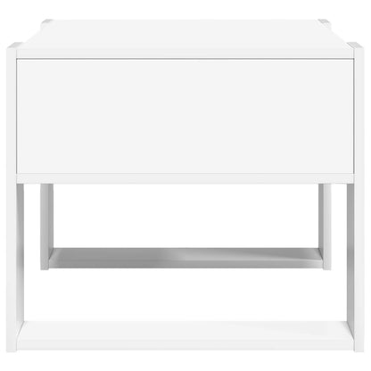 Coffee Table White 66 x 53 x 45 cm Engineered Wood
