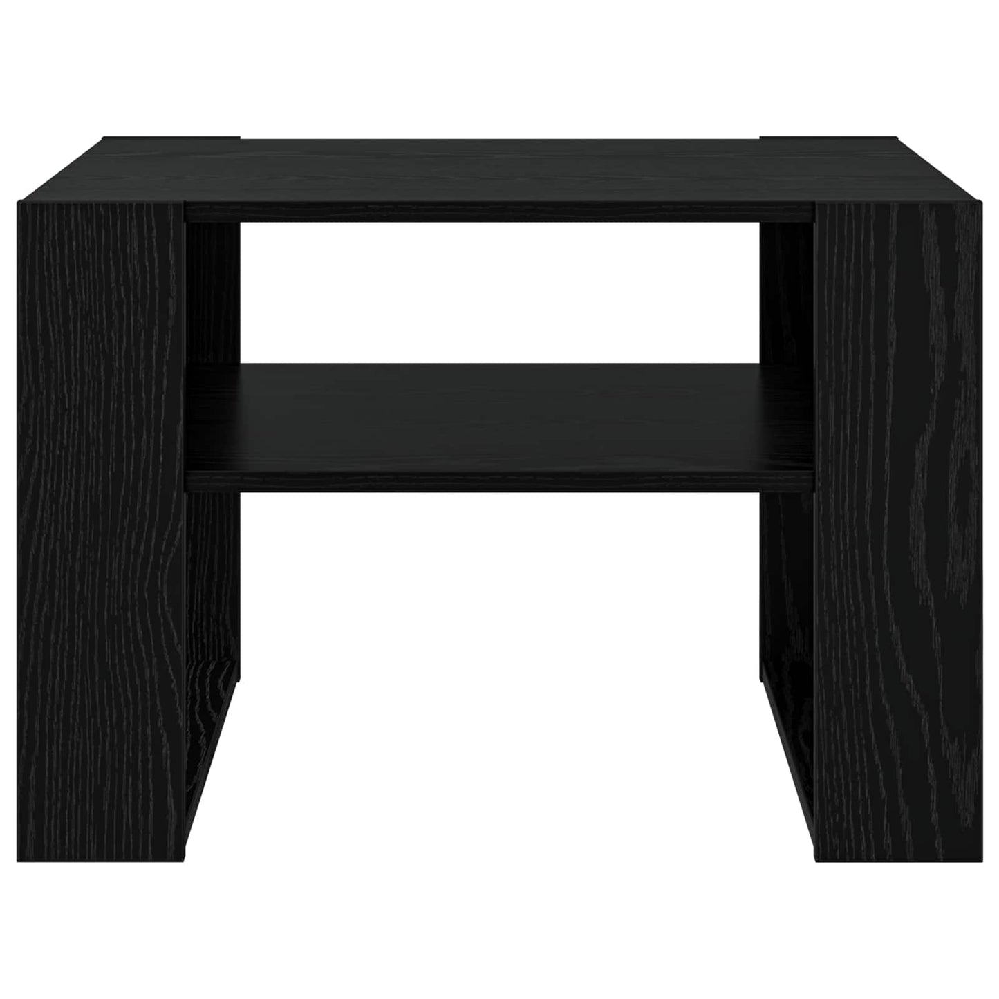 Coffee Table Black Oak 66 x 53 x 45 cm Engineered Wood