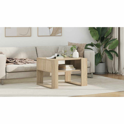Coffee Table Sonoma Oak 66 x 53 x 45 cm Engineered Wood