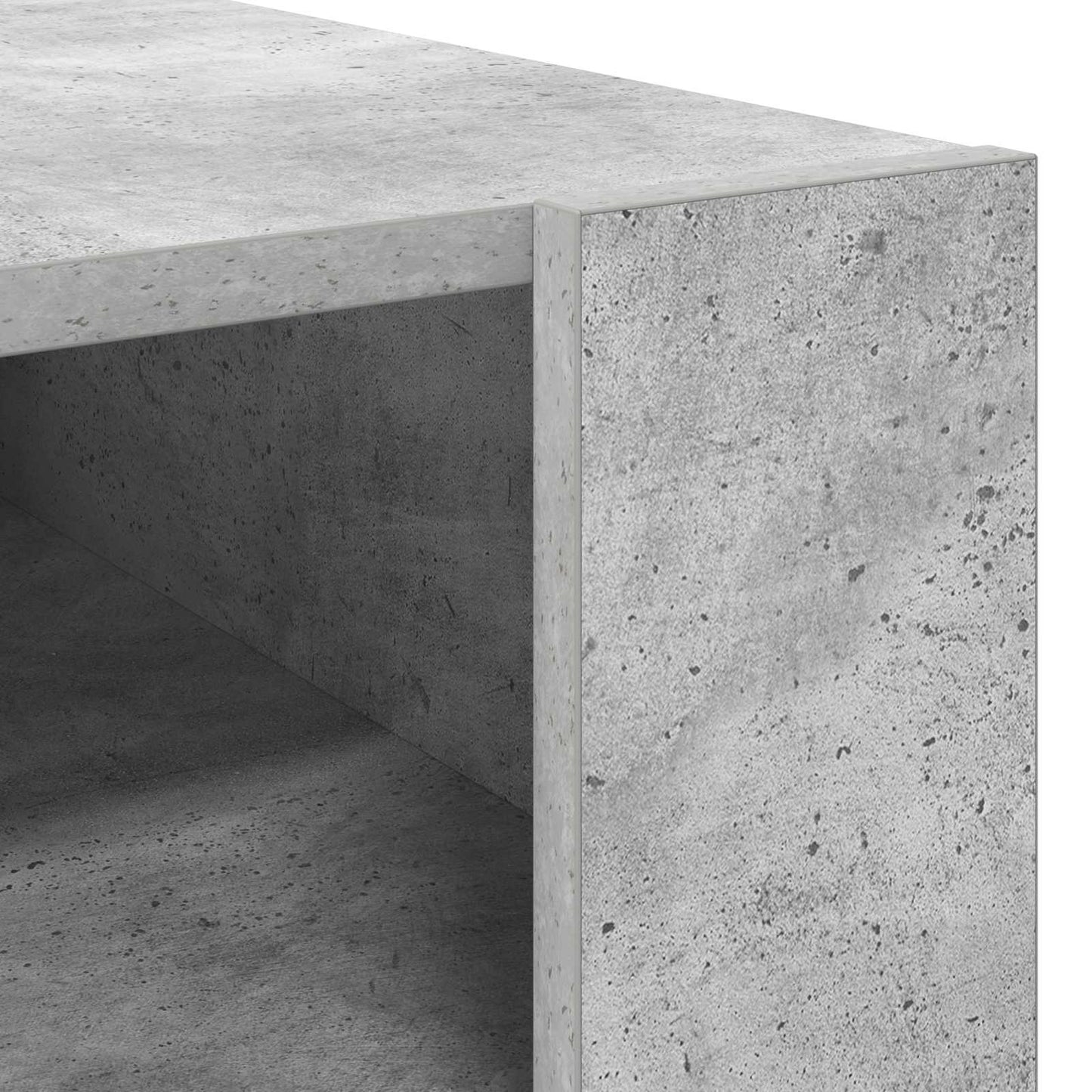 Coffee Table Concrete Grey 66 x 53 x 45 cm Engineered Wood