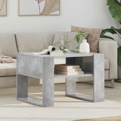 Coffee Table Concrete Grey 66 x 53 x 45 cm Engineered Wood