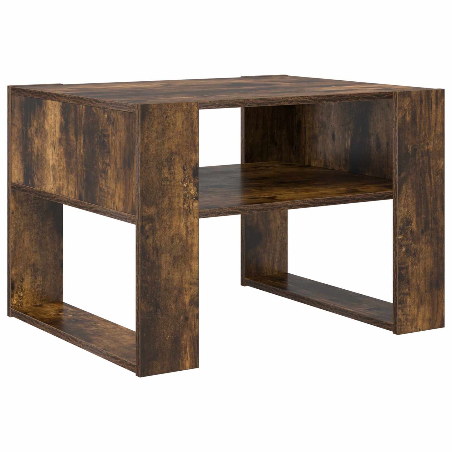Coffee Table Smoked Oak 66 x 53 x 45 cm Engineered Wood