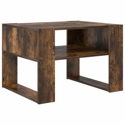 Coffee Table Smoked Oak 66 x 53 x 45 cm Engineered Wood
