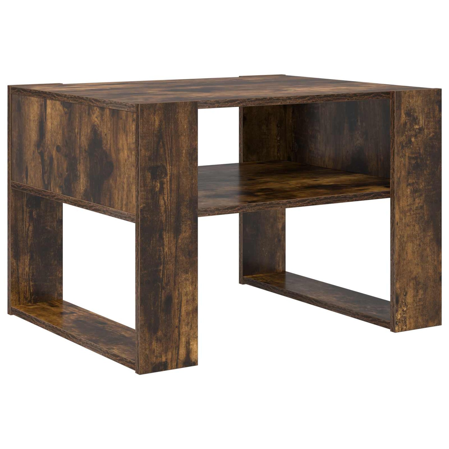 Coffee Table Smoked Oak 66 x 53 x 45 cm Engineered Wood