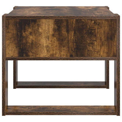 Coffee Table Smoked Oak 66 x 53 x 45 cm Engineered Wood