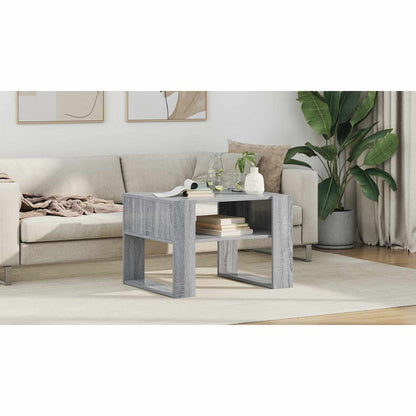 Coffee Table Grey Sonoma 66 x 53 x 45 cm Engineered Wood
