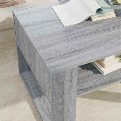 Coffee Table Grey Sonoma 66 x 53 x 45 cm Engineered Wood