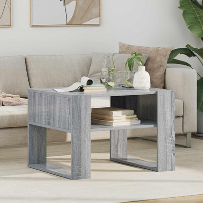 Coffee Table Grey Sonoma 66 x 53 x 45 cm Engineered Wood