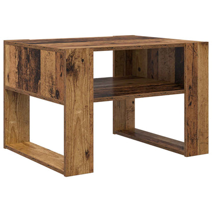 Coffee Table Old Wood 66 x 53 x 45 cm Engineered Wood