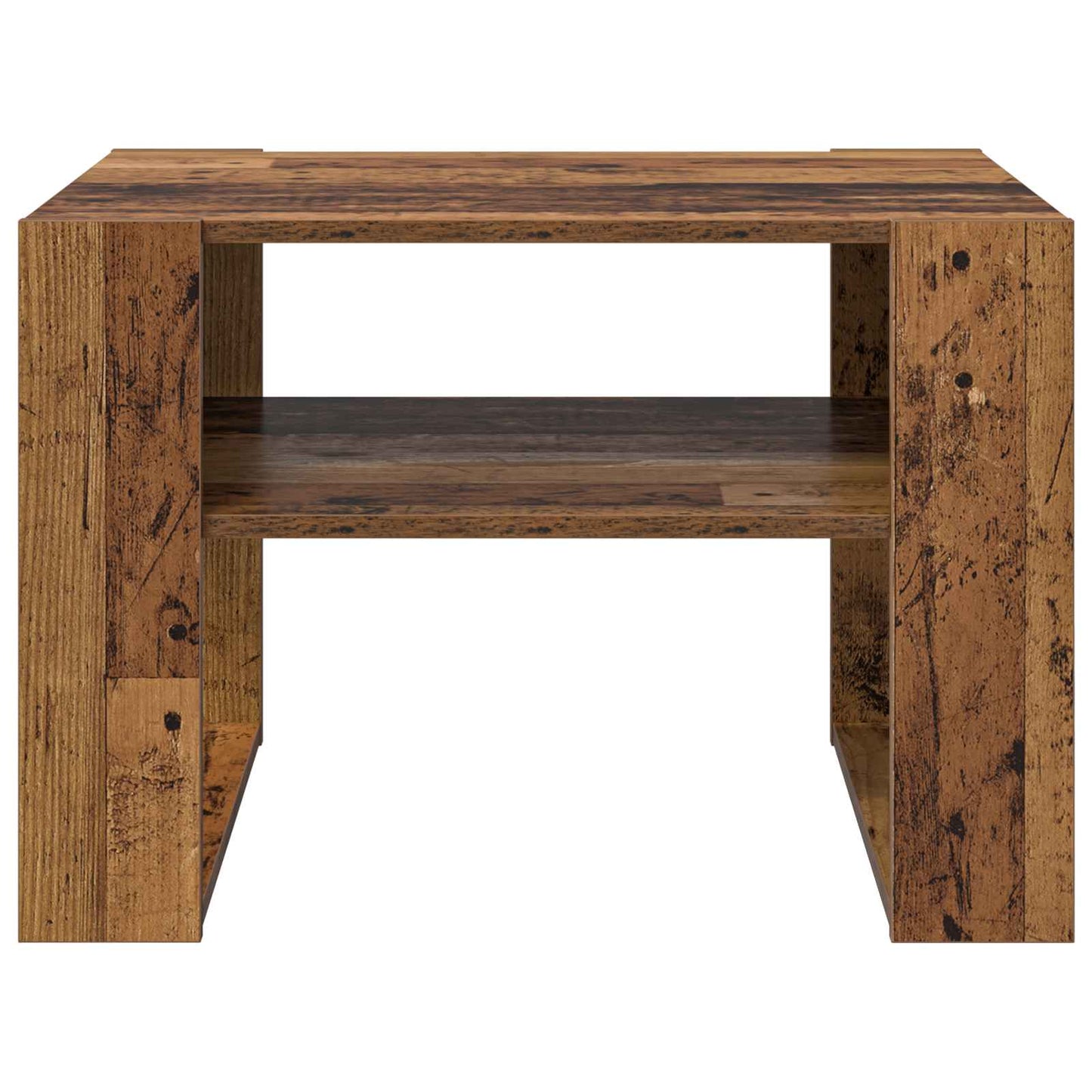 Coffee Table Old Wood 66 x 53 x 45 cm Engineered Wood