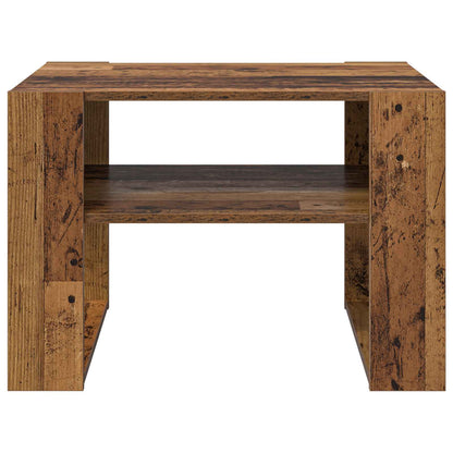 Coffee Table Old Wood 66 x 53 x 45 cm Engineered Wood
